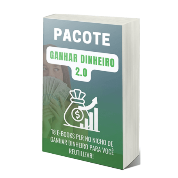 Pacote E-books PLR Ganhar Dinheiro 2.0